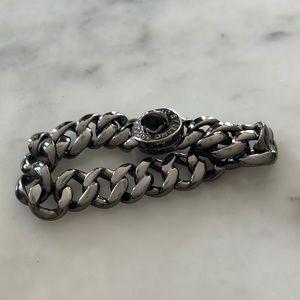 Gunmetal Marc Jacobs Cuban curb link bracelet